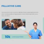 World palliative care day presentation slide for Nursing google slides template