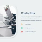 contact us slide in cloud computing google slides theme
