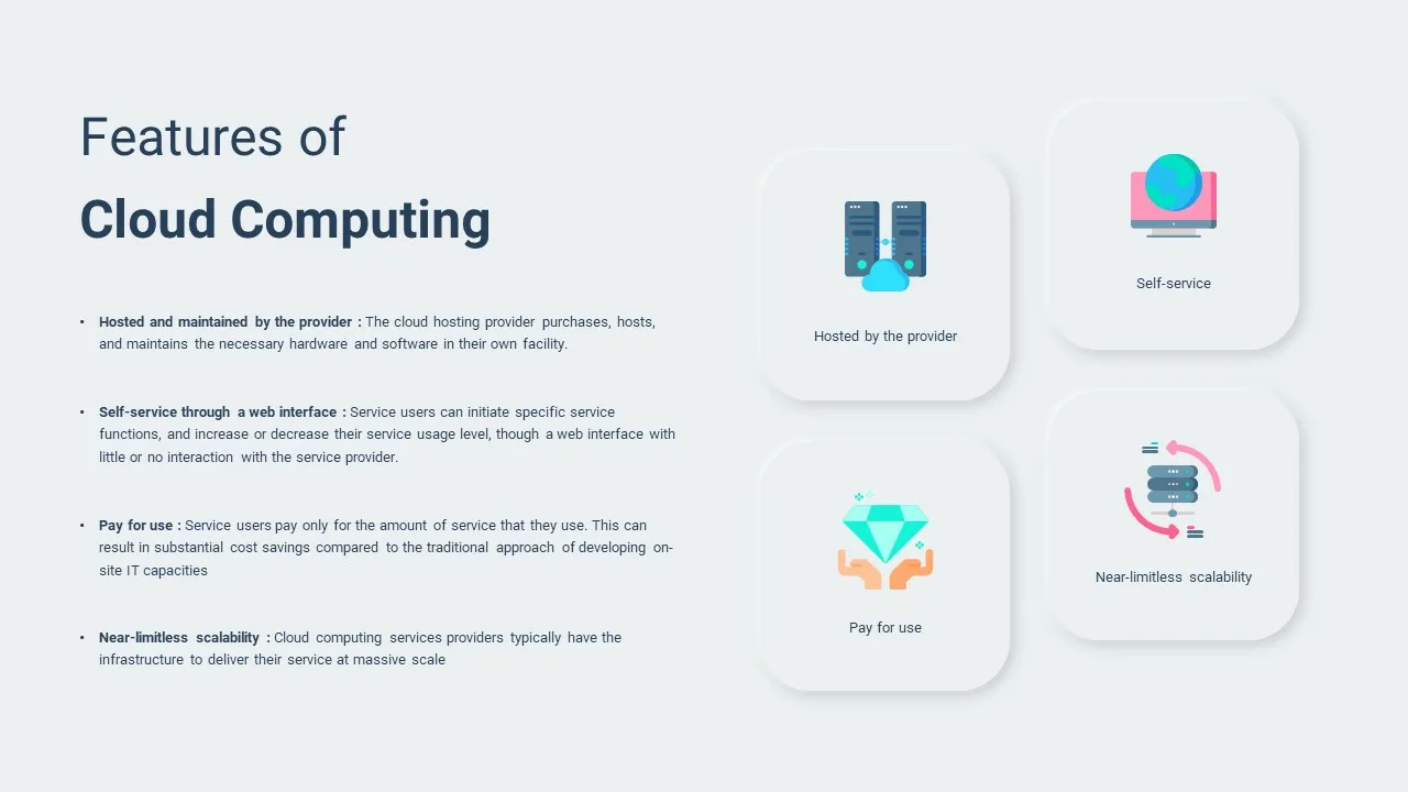 features of cloud computing template for google slides