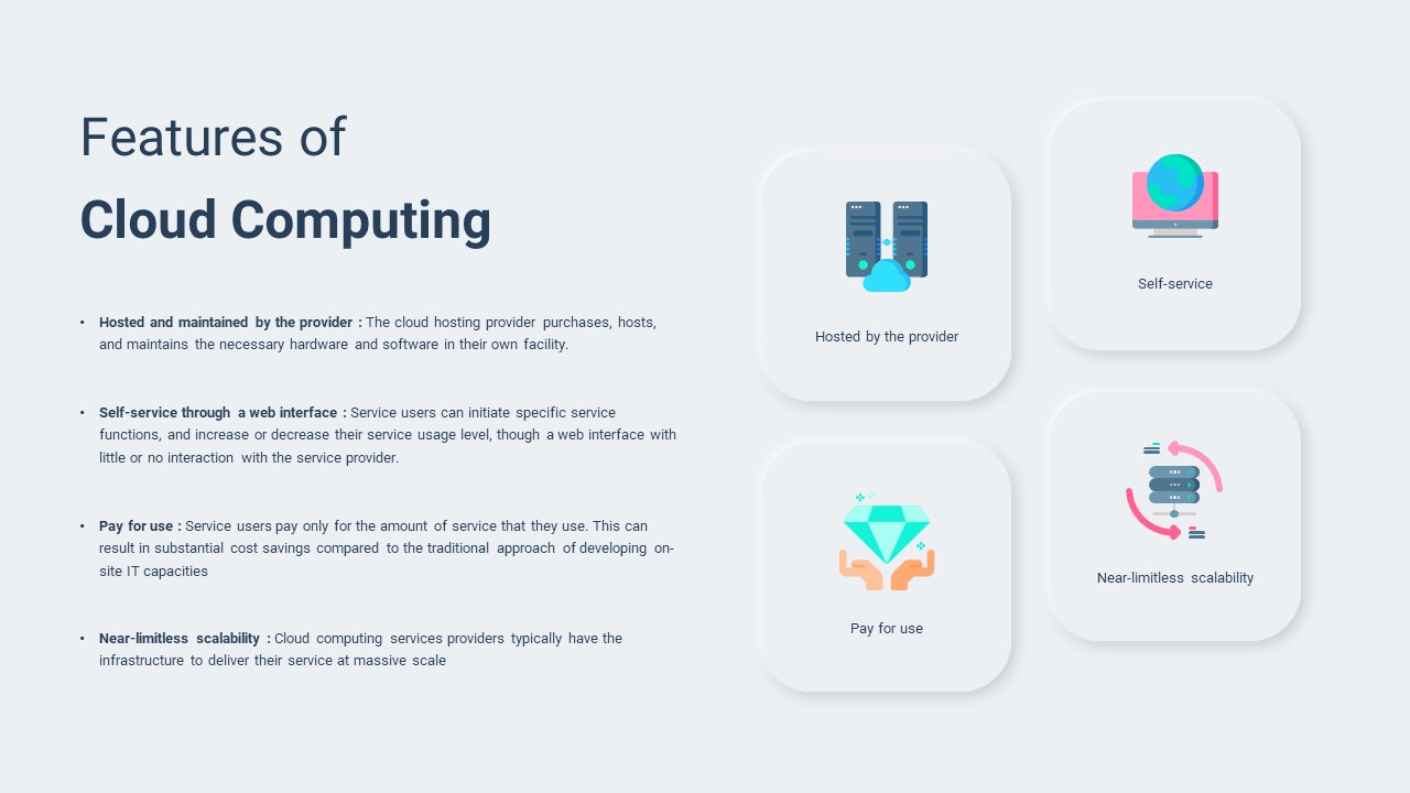 features of cloud computing template for google slides