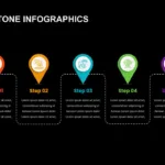 5 Step Milestone Slide for Presentation