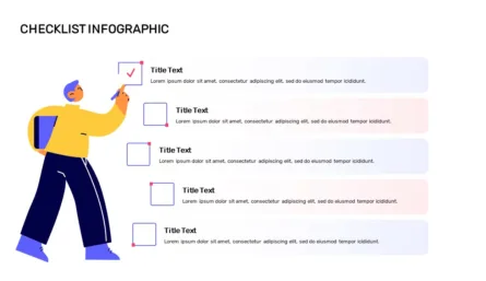 Checklist Infographic Template for Google Slides