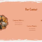 Contact Us Slide of Fall Theme Presentation Slides