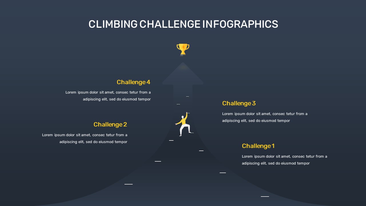 Creative Climbing Challenge Presentation Template