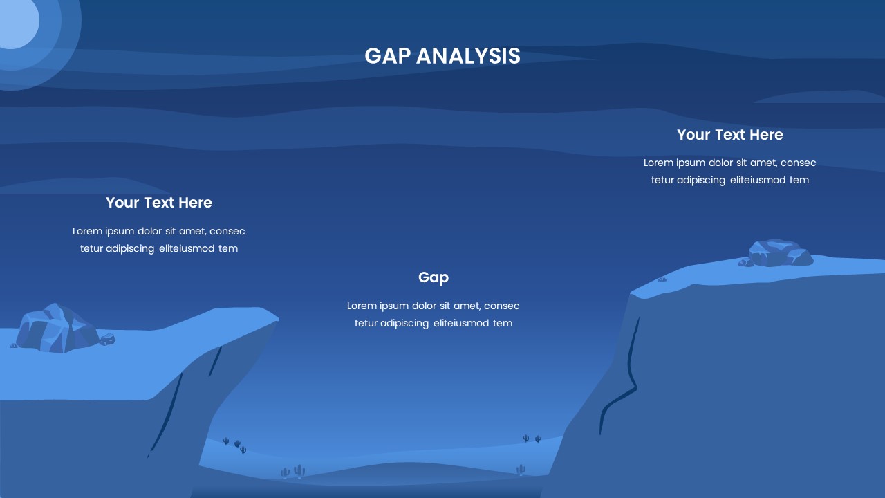 Creative Gap Analysis Slide for Google Slides