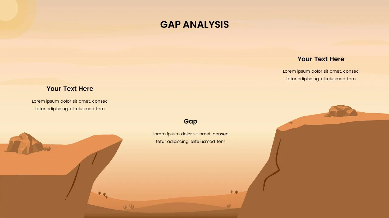 Infographic Gap Analysis Slides for Presentation