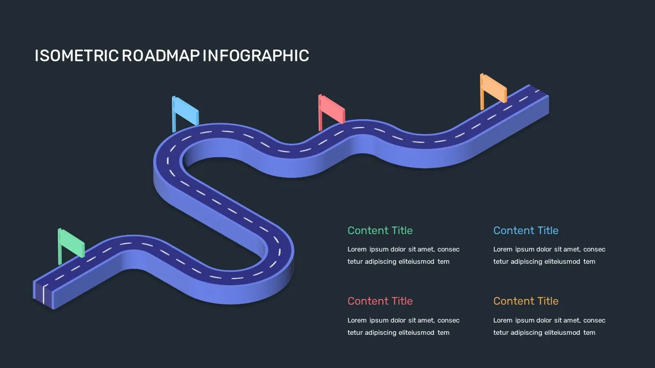 Infographic Roadmap Template for Google Slides