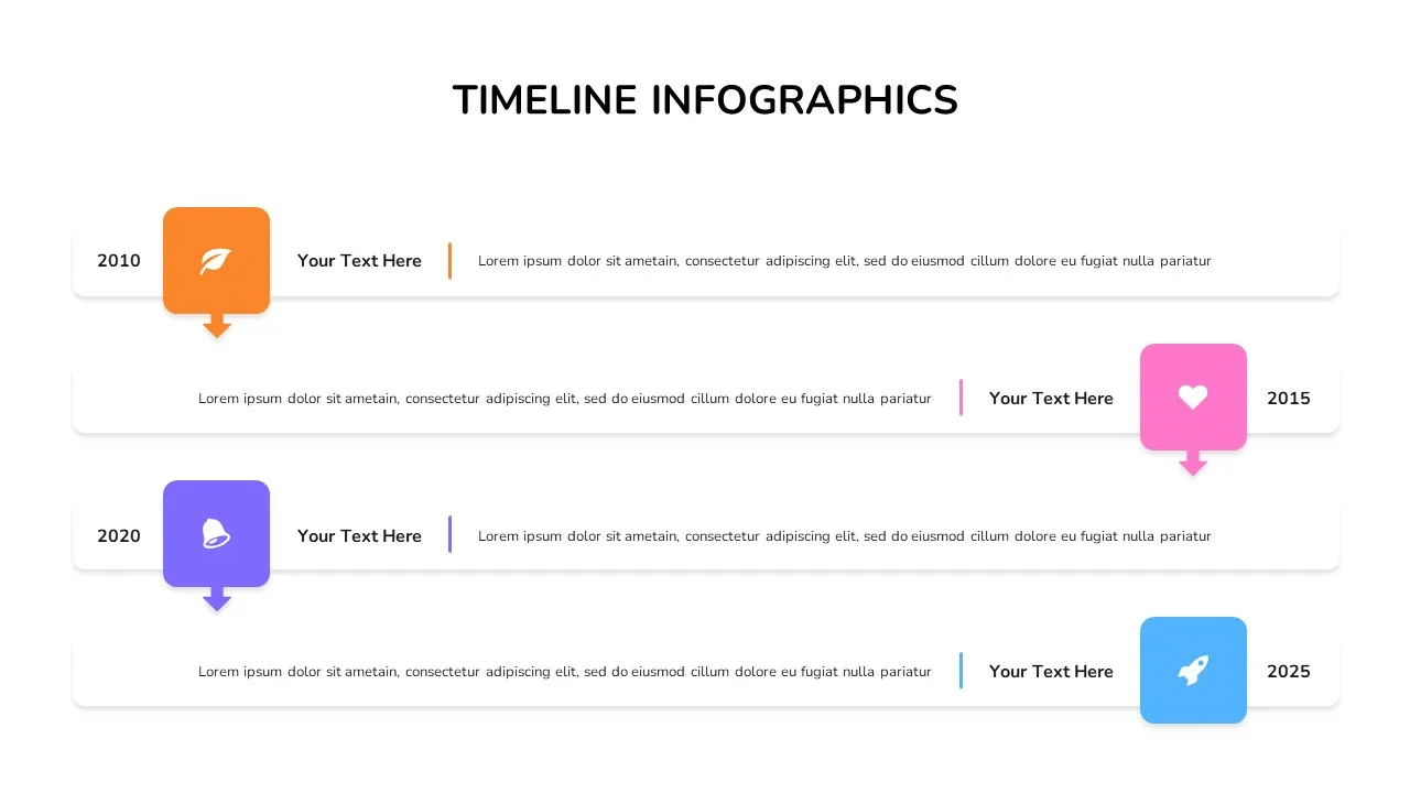 Aesthetic Timeline for Google Slides