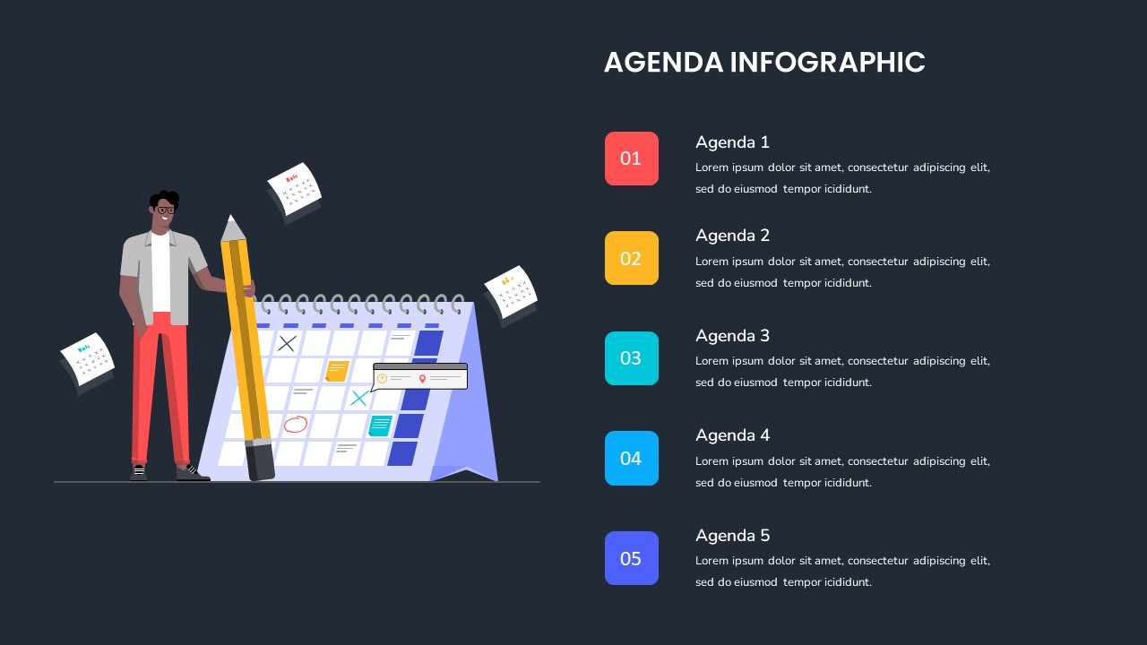 Agenda Infographic for Google Slides