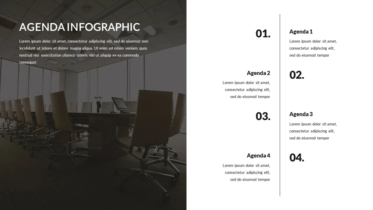 Agenda Presentation Template for Google Slides