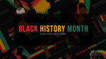 Black History Month Google Slides Template Cover Slide