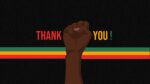 Black History Month Slide Template Thank You Slide