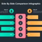 Creative Comparison Slide for Presentations