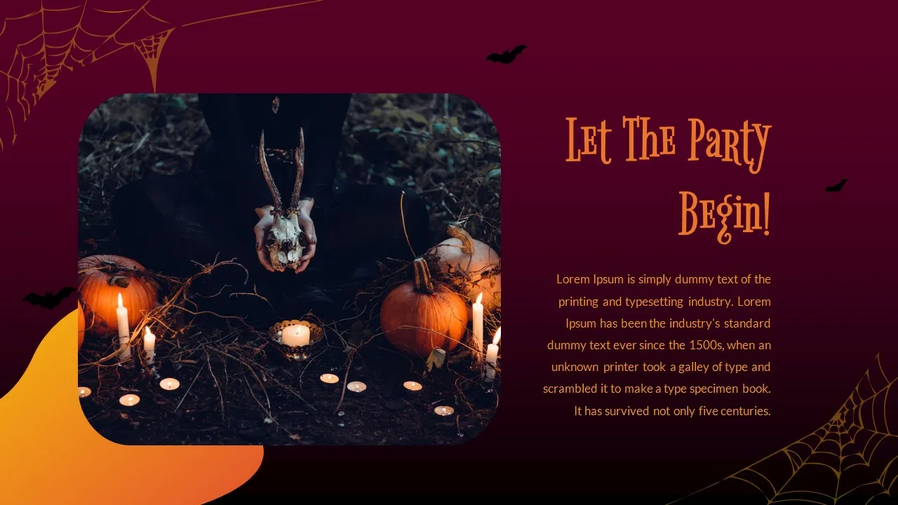 Creative Halloween Google Slides Template
