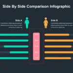 Creative Two Sides Comparison Slide