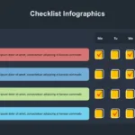 Dark Theme Checklist Infographic for Google Slides