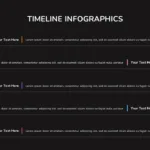 Dark Theme Timeline Infographic Template