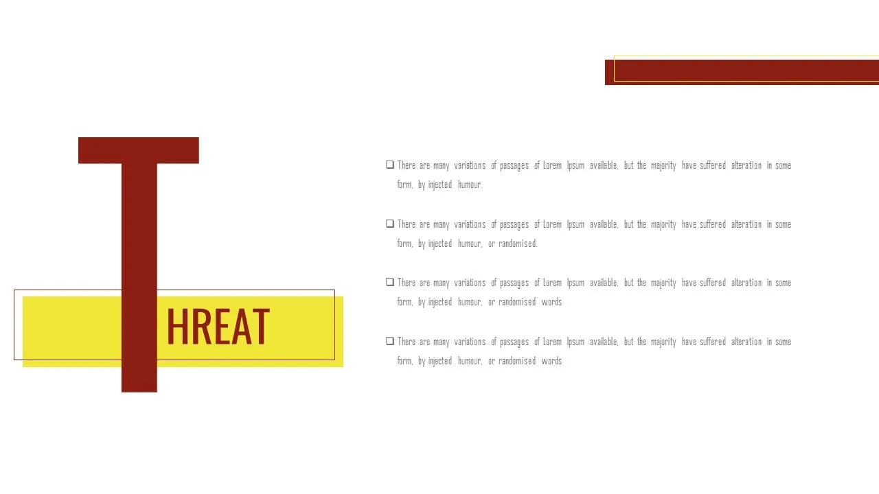 Free Basketball Google Slides Theme Threat Analysis Slide of SWOT Slides