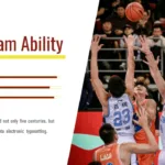 Free Basketball Slide Background Team Abilities Slide