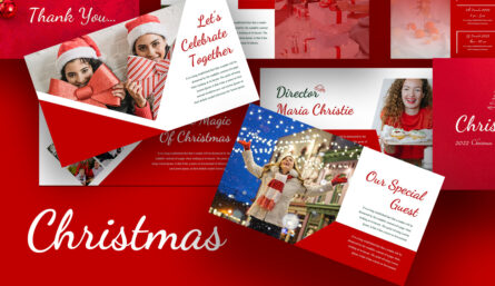 Free Christmas Google Slides Theme Cover Slide