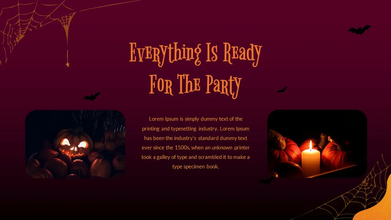 Free Halloween Google Slides Background for Presentation