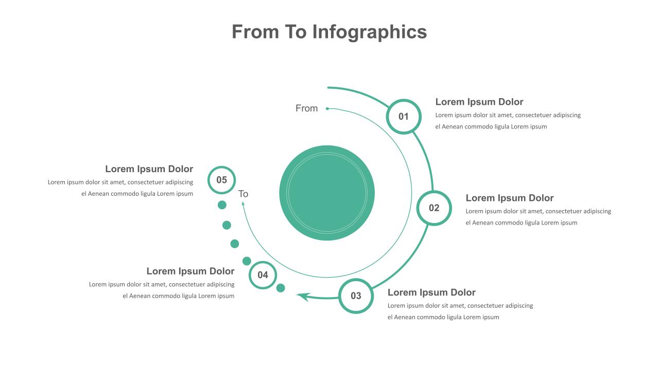 From To Slide Infographic Template for PowerPoint