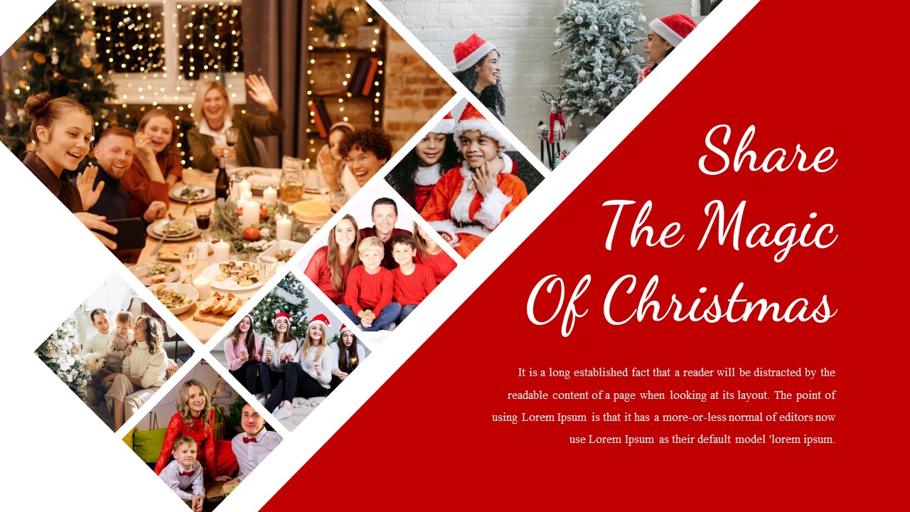 Gallery Slide in Free Christmas Google Slides Themes