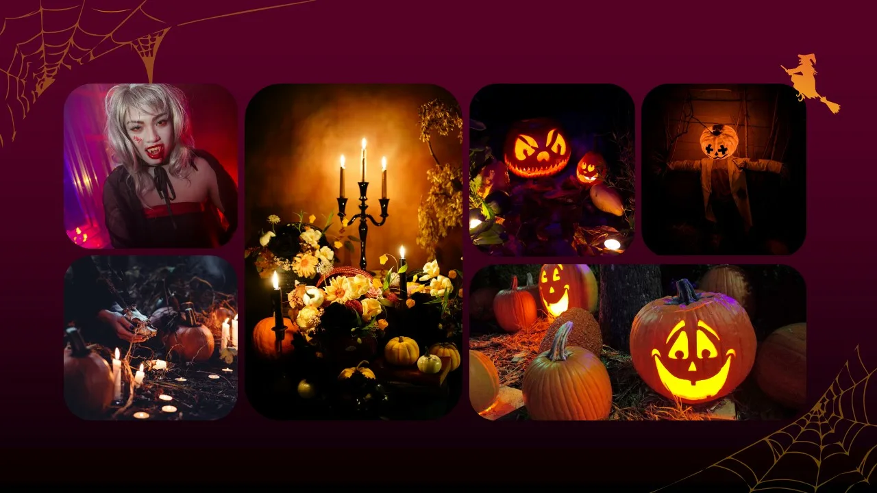 Gallery Slide in Free Halloween Presentation Slides