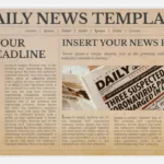 Google Presentation Newspaper Template