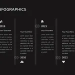 Google Slides Dark Theme Timeline Template