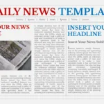 Google Slides Newspaper Template for Presentations