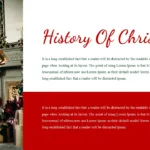 History of Christmas Free Presentation Templates for Google Slides