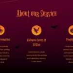Our Services Slide in Free Halloween Google Slides Template