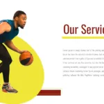 Our Services Slide of Free Basketball Slides Template