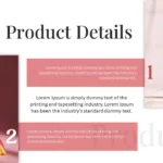 Product Details Slide of Product Presentation Template