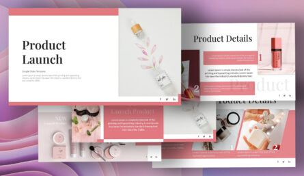 Product Launch Presentation Template Cover Slide