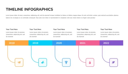 Simple Timeline Infographic Template