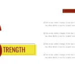 Strength Analysis Slide of SWOT Analysis in Free Basketball Google Slides Theme