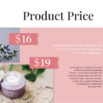 Two Products Price Details Slide in Product Launch Google Slides Template