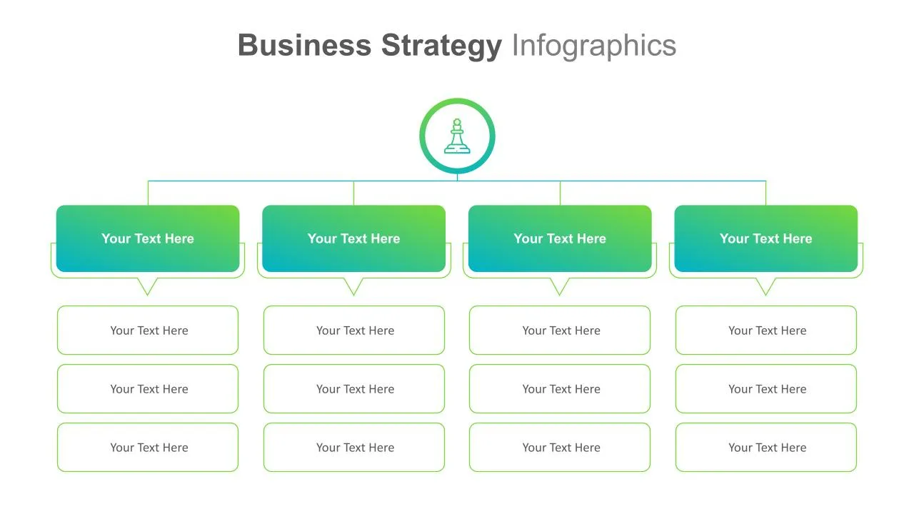 4 Column Business Strategy Templates