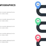 5 Point Roadmap Slide Template