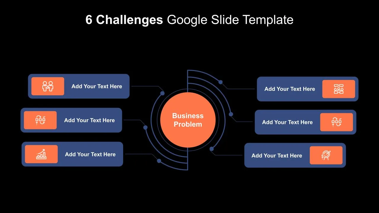 Challenges and Solutions Slide Template