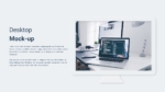 Cloud Computing Desktop Mock Up Template