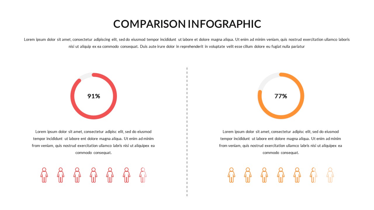 Comparison Infographic Slide Template
