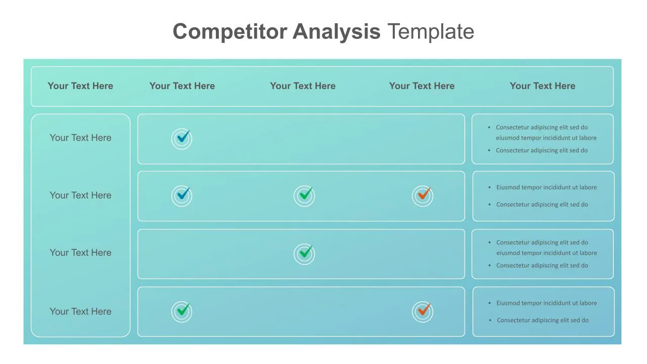 Competitor Analysis Google Slides Template