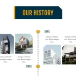 Construction Google Slides Theme Company History Slide