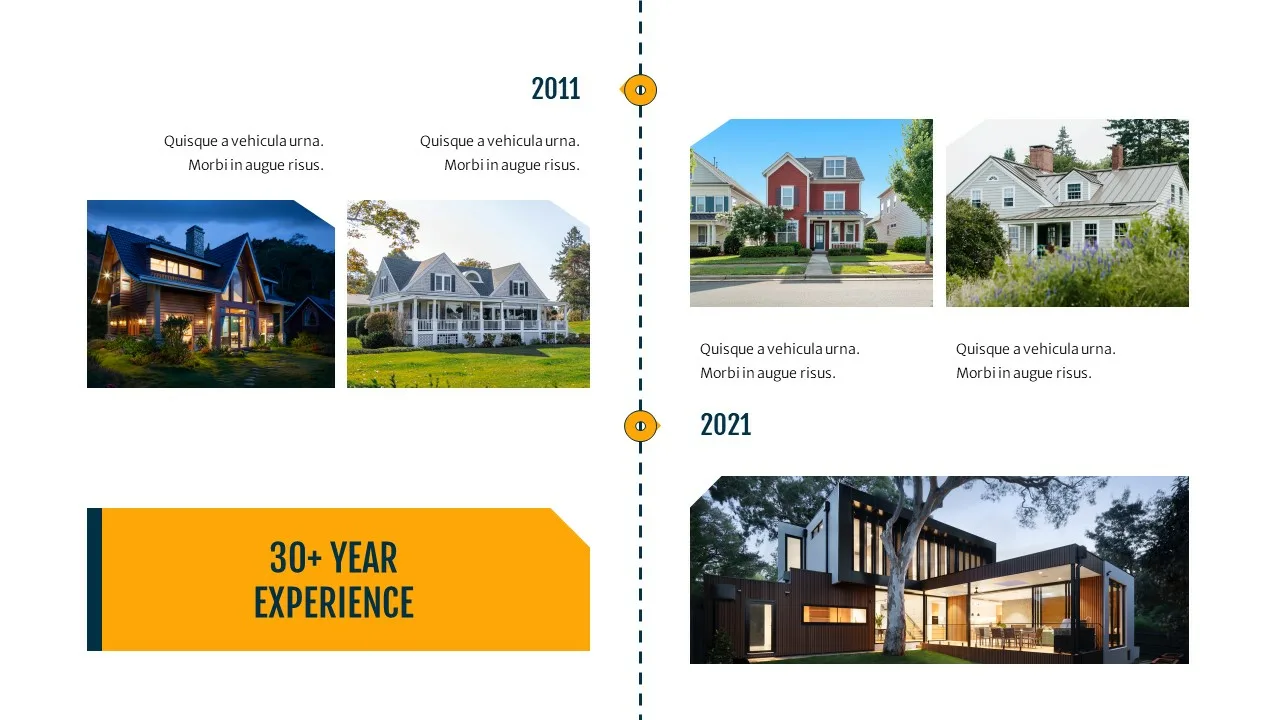 Construction Slide Template Timeline Slide