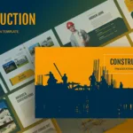 Cover Slide of Construction Presentation Slide