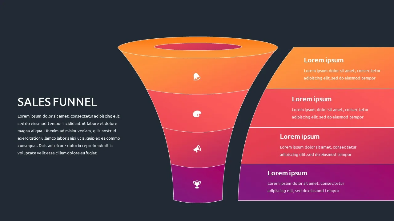 Creative Free Sales Funnel Slide