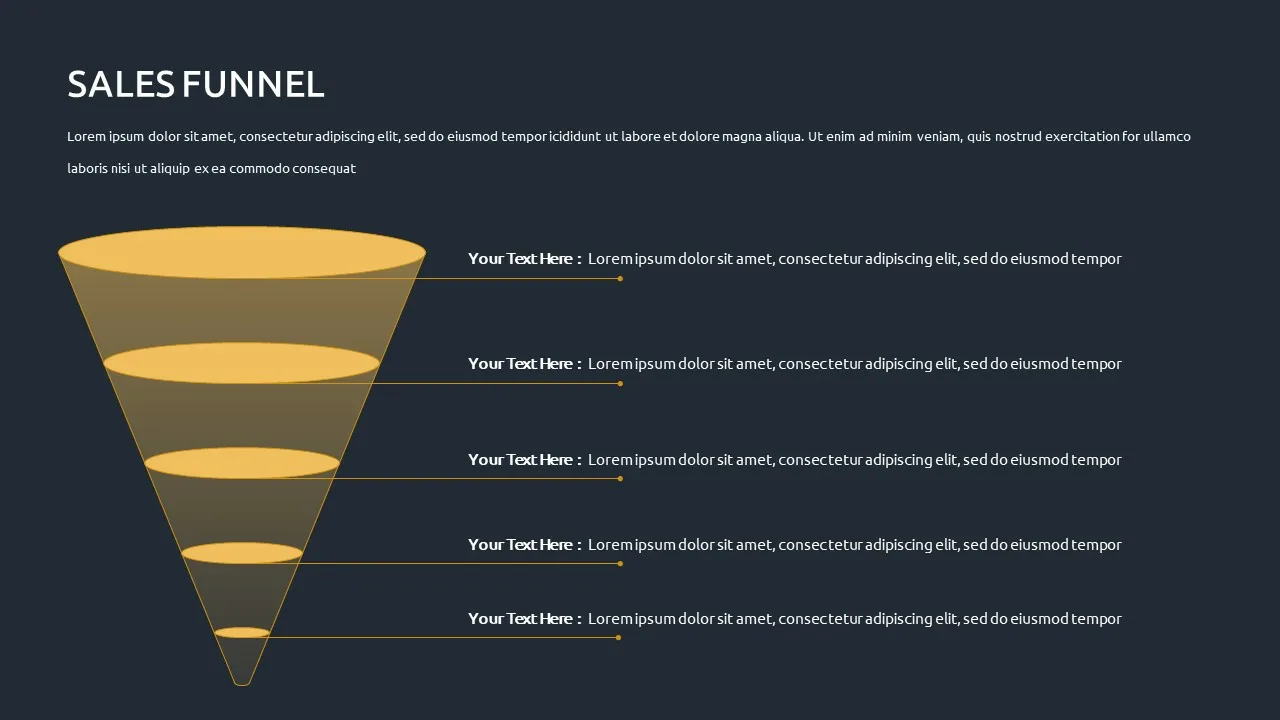 Creative Funnel Slide Template